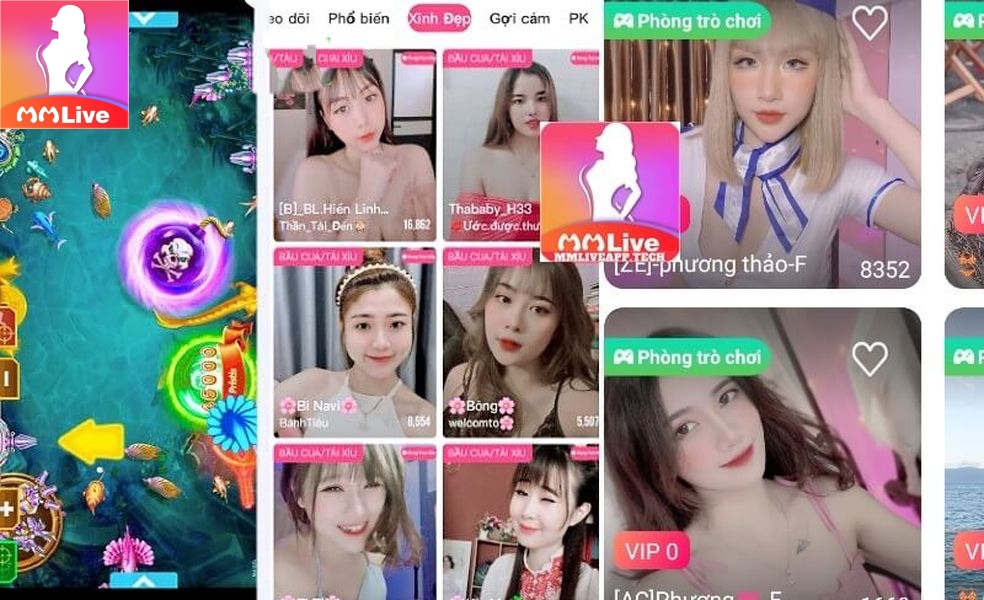 Giao diện là điểm cộng lớn của MMlive