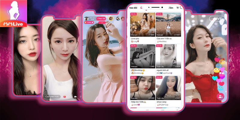 Giao diện MMLIVE nhỉnh hơn BIGO